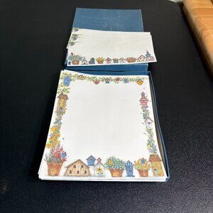 Vintage Stationary Printer Paper Birdhouse Jumble 1996